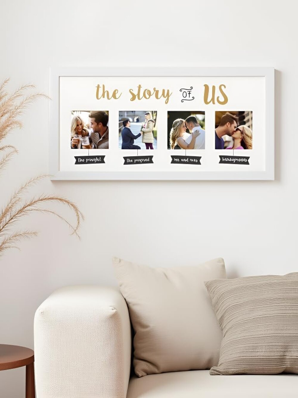NWT Kate & Milo The Story of Us Wedding Collage Frame 4x4 Photos